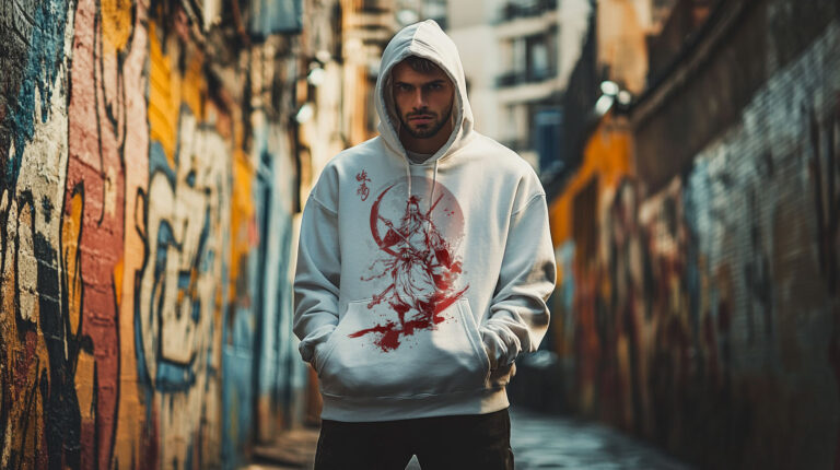 Mutant White Hoodie The King Nomad